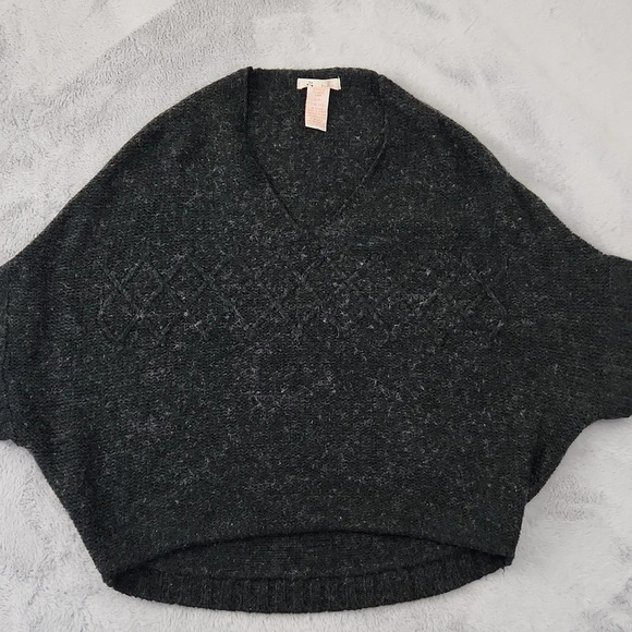 Tulle wool gray sweater size small - Picture 3 of 10